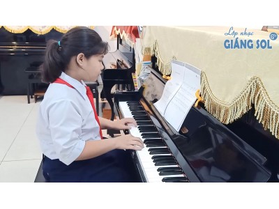 Ngày đầu tiên đi học || Quỳnh Như || Dạy Đàn Piano Quận 12 || Lớp nhạc Giáng Sol Quận 12